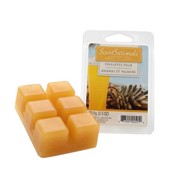 Scentsationals Pineapple Palm 2.5 oz Fragrant Wax Melts, 6 Scented Wax