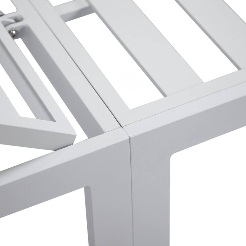 Chelsea Adjustable Chaise Lounge with UV-Resistant Frame, Removable Washable Cushions, Non-Slip Feet (Set of 2)