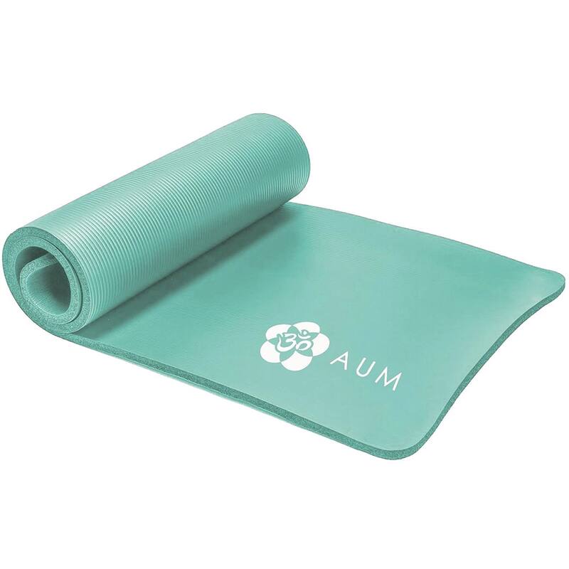 AUM High Density HD Foam Tech Yoga Exercise Mat - 72" x 24" x 1/2"