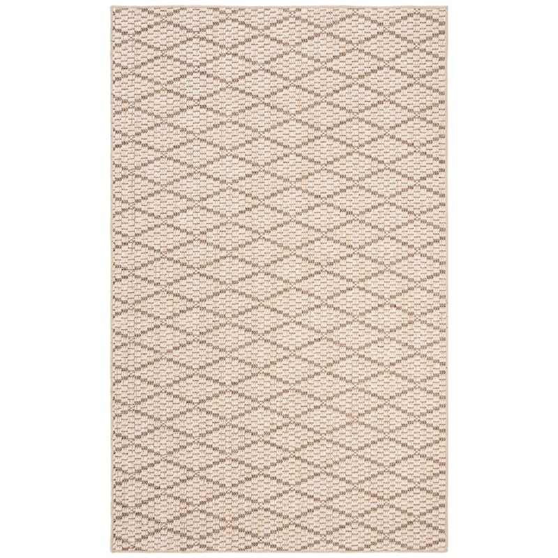 SAFAVIEH Palm Beach Gennie Trellis Sisal Rug - 5' x 8' - Beige/Brown