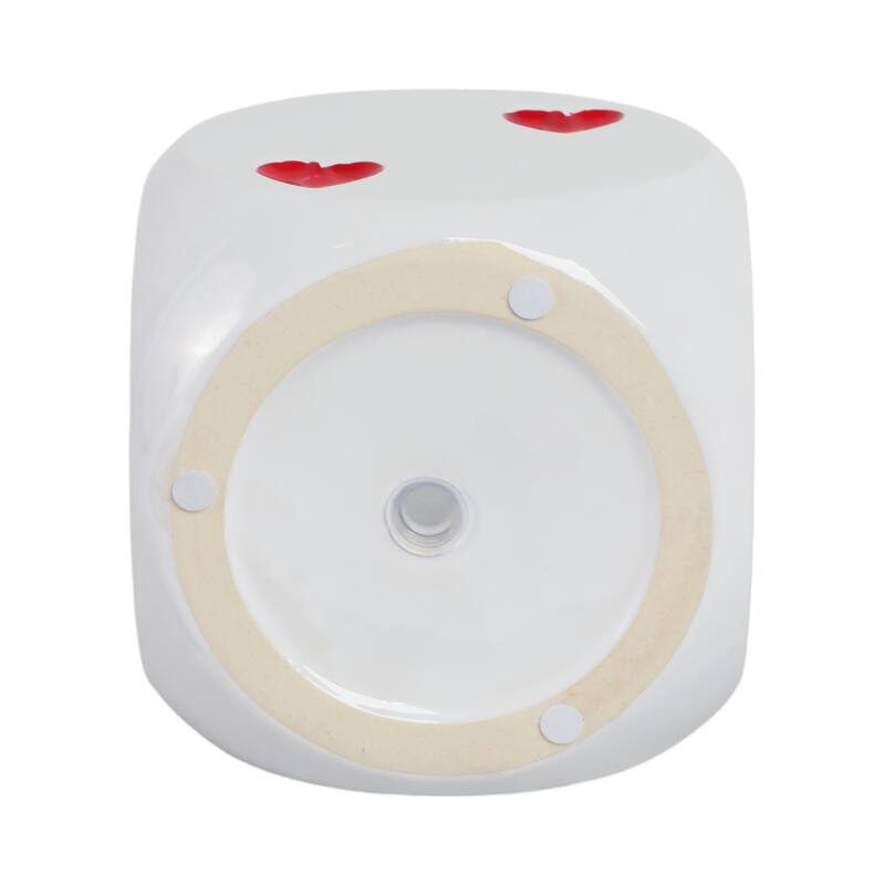 Decorative Ceramic Dice Planter or Flower Pot - 6" - 6.0"