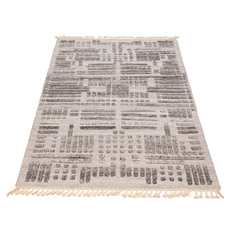 Tangier Grey Rug 5'1" x 8'1" - 5'1 x 8'1