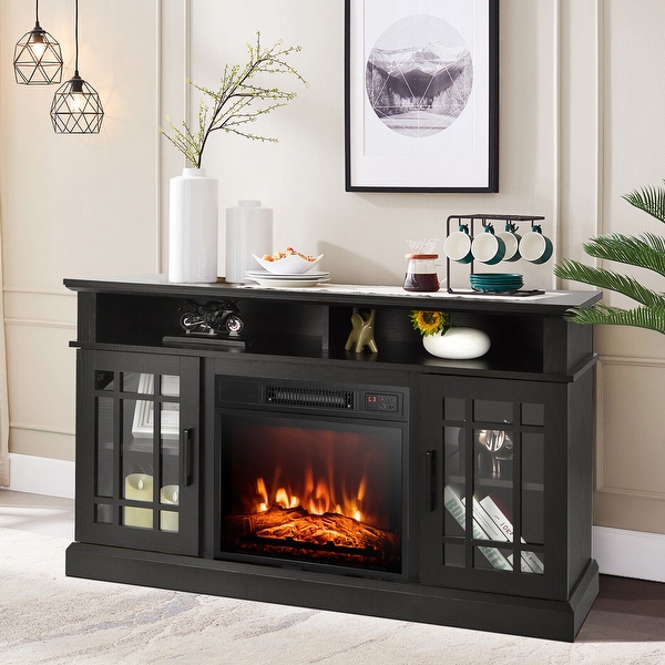 Bed bath and beyond on sale fireplace tv stand