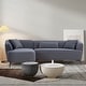 preview thumbnail 3 of 10, Williamspace 102" L Shape Sectional Sofa Couch Dark Grey