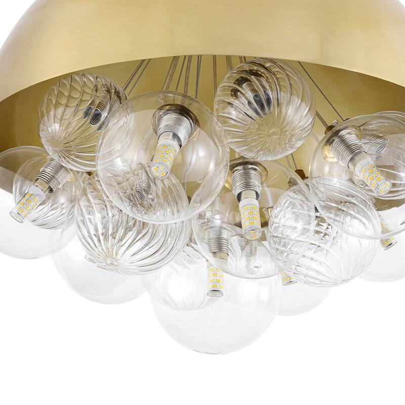 Decorative Cluster Globe Bubble Pendant Light with Dome Style