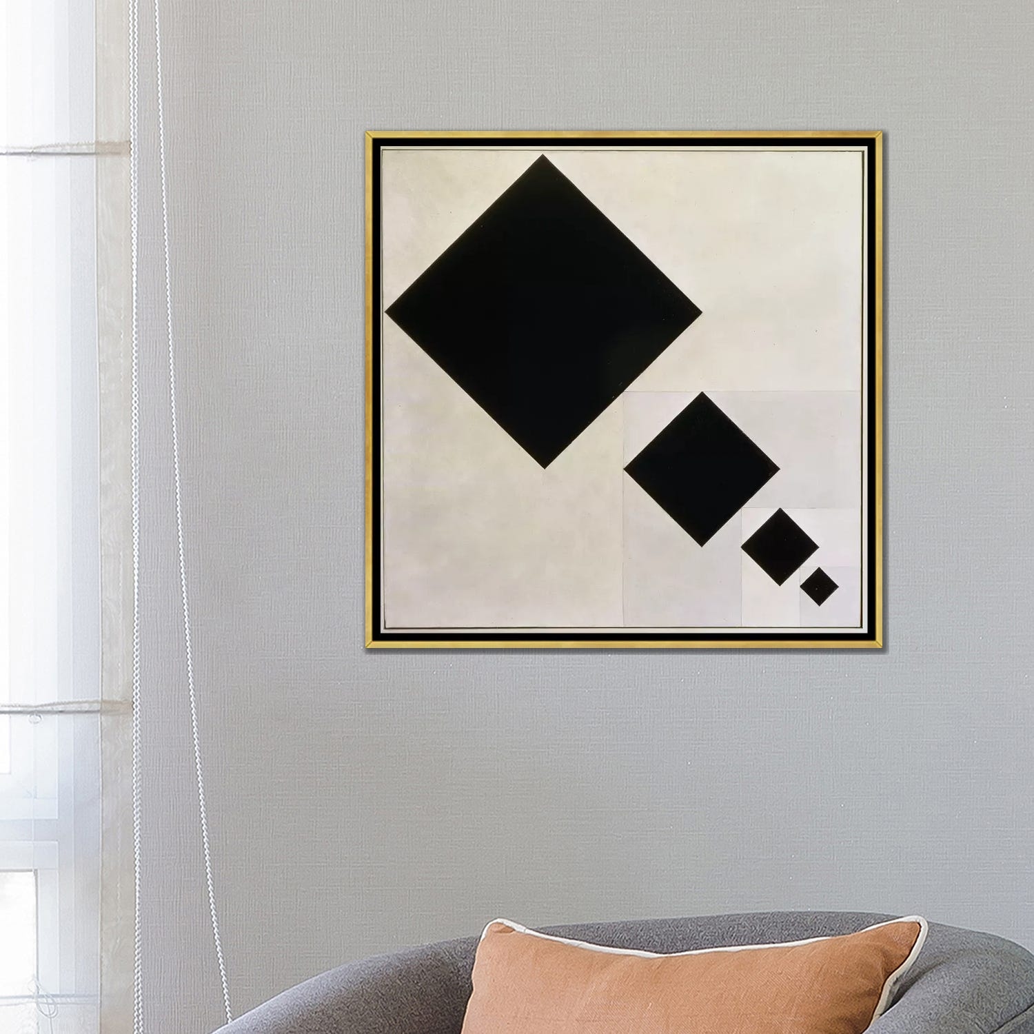 Icanvas Arithmetic Composition By Theo Van Doesburg Framed Canvas Print Bed Bath And Beyond 