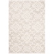 preview thumbnail 36 of 86, SAFAVIEH Handmade Blossom Linna Modern Floral Wool Rug 2' x 3' - Grey/Ivory - Rectangle