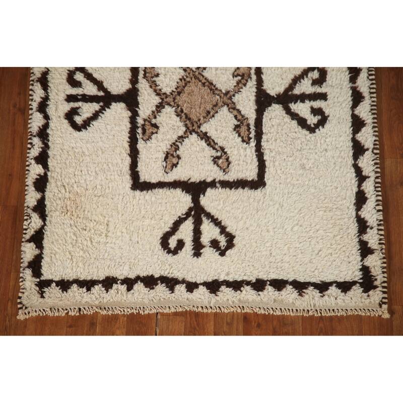 Turkish Anatolian Runner Rug Hallway Hand-knotted Wool Carpet - 3'6"x 11'6"