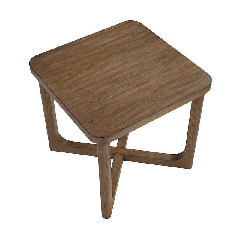 Aitana Square Wood End Table
