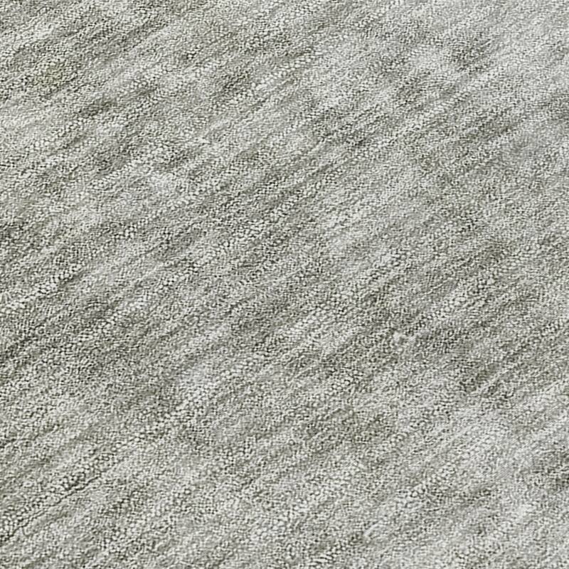 Machine Washable Indoor/ Outdoor Abstract Solid Chantille Rug