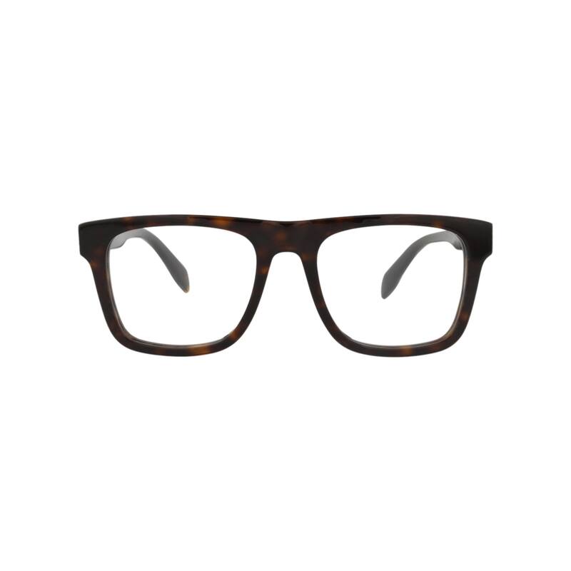 Alexander McQueen Square-Frame Acetate Optical Frames - Havana Havana Transparent - Multi