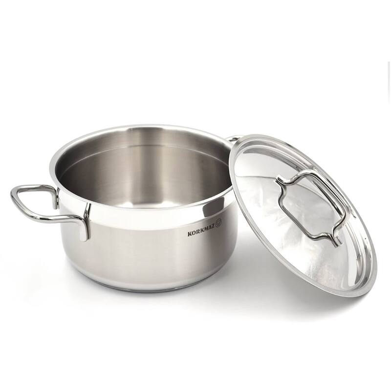 2 Piece 11 Liter Stainless Steel Casserole Dish with Lid Bed Bath & Beyond 39119543