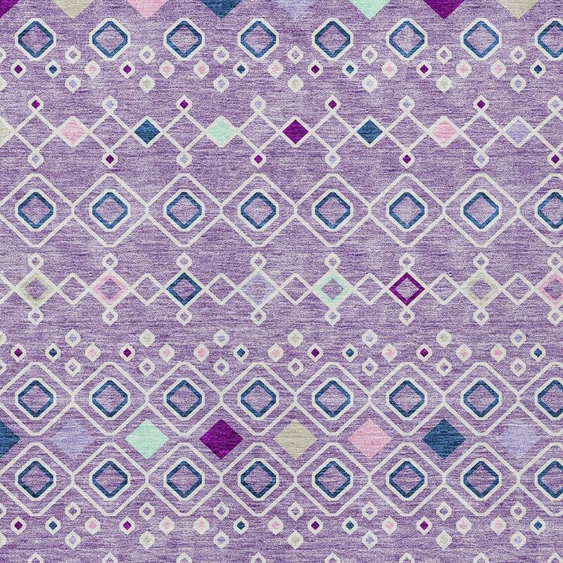 HomeRoots Geometric Modern Rectangle Outdoor Rug