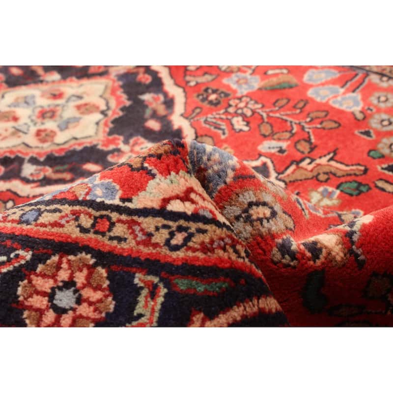 ECARPETGALLERY Hand-knotted Anadol Red Wool Rug - 2' 9" x 9' 1"