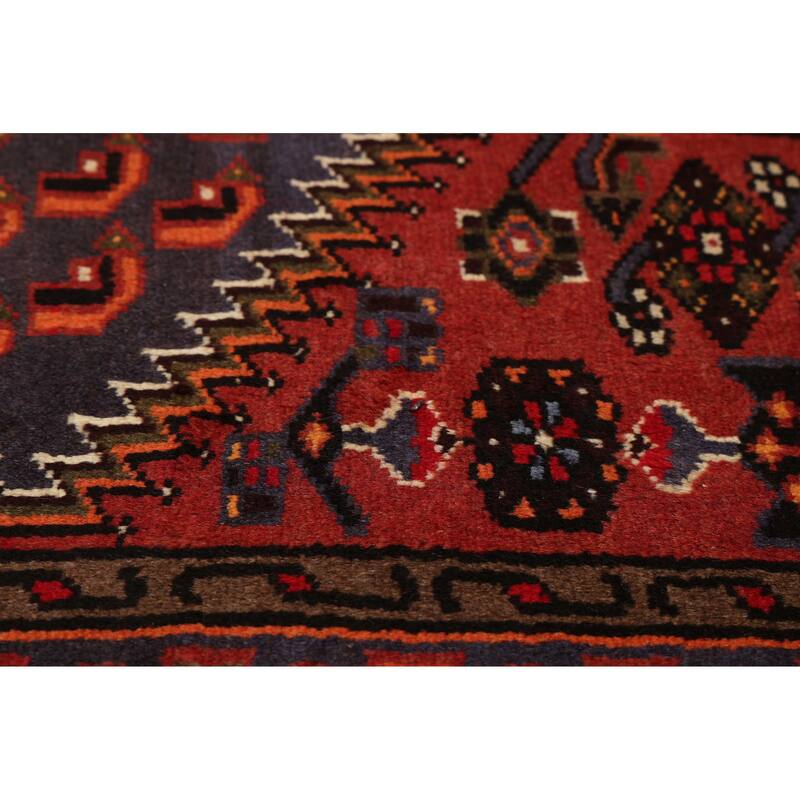 ECARPETGALLERY Hand-knotted Andelz Red Wool Rug - 3'3 x 4'9