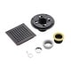 preview thumbnail 19 of 22, Luxier FD01 6 in. x 6 in. Stainless Steel Square Shower Floor Drain