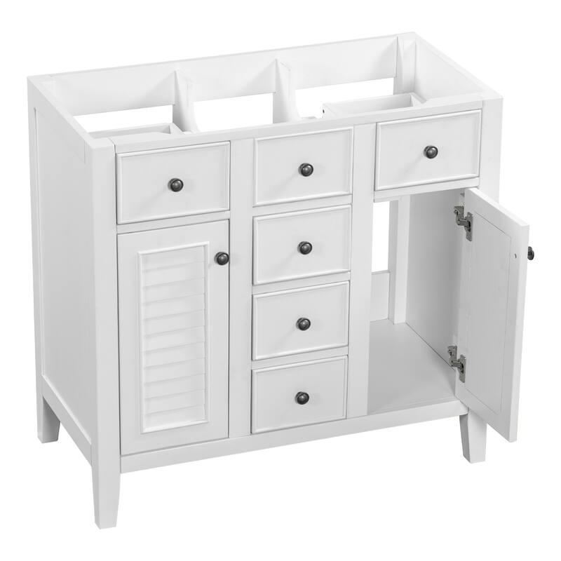 Modern Bathroom Vanity without Sink, Cabinet Base Only