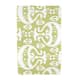 36 x 72-inch Ikat Geometric Print Beach Towel - Green