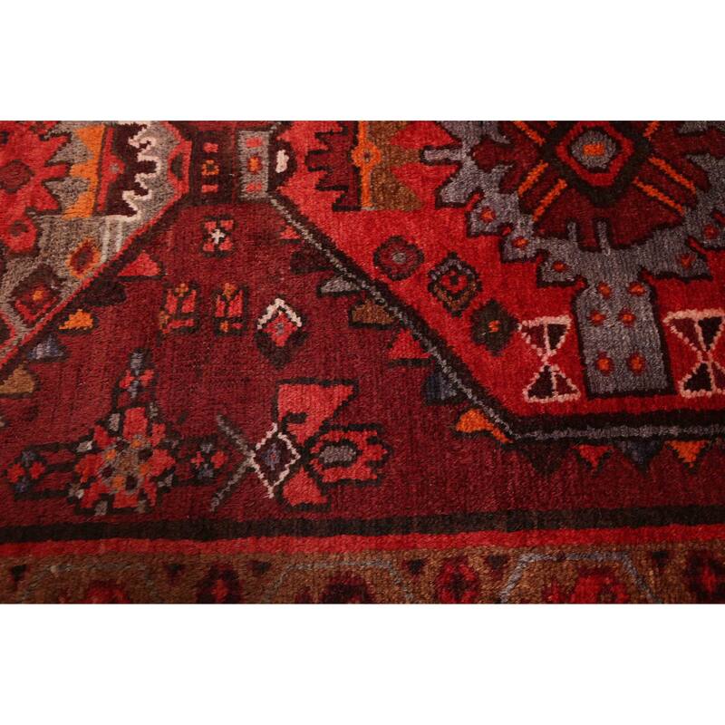 ECARPETGALLERY Hand-knotted Konya Anatolian Dark Red Wool Rug - 3'5 x 10'2
