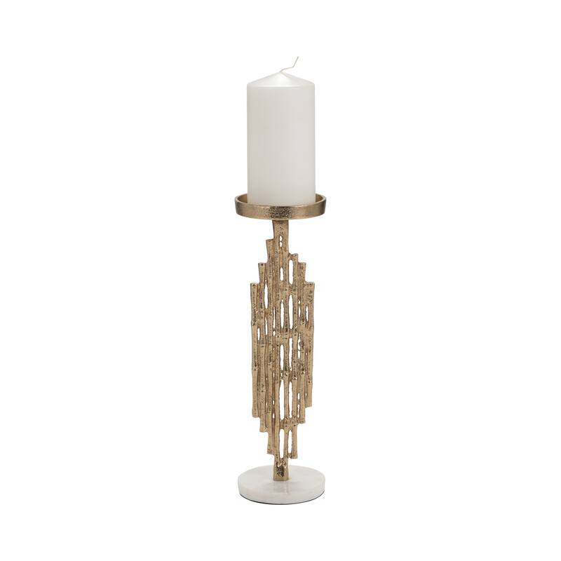 Sagebrook Home Elegance Redefined - Chic Sculptural Candle Holder for Enlightening Ambiance, Home Decor Statement Piece
