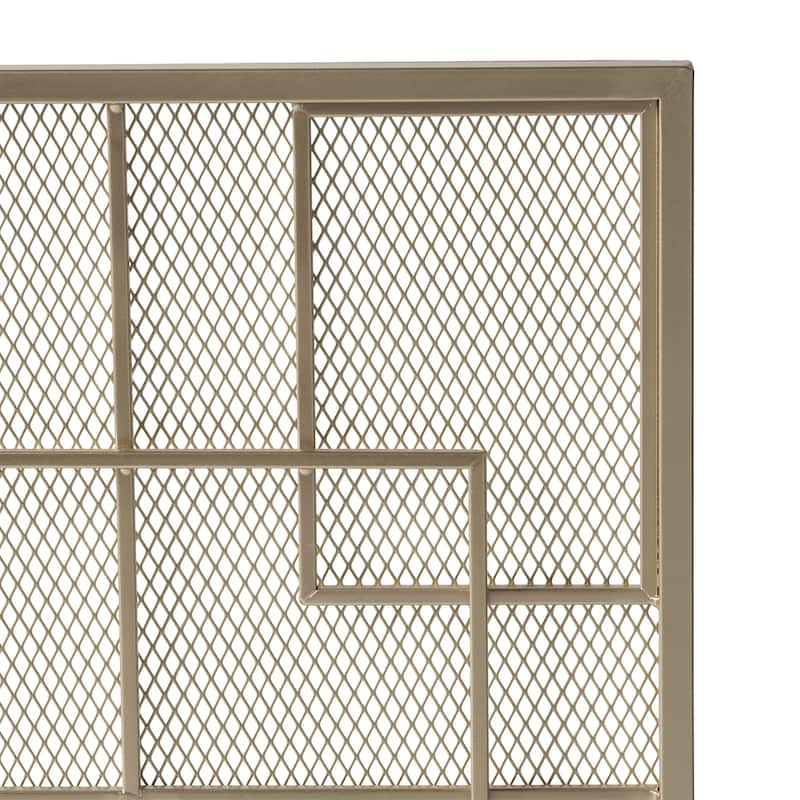 Alamance Modern Single Panel Fireplace screen by Christopher Knight Home - N/A