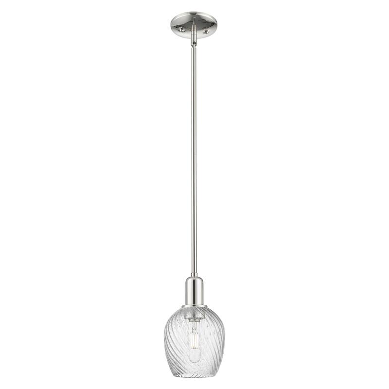 Innovations Lighting Endless Possibilities Arcadia - Salina - 1 Light 6" Stem Hung Mini Pendant - Polished Nickel