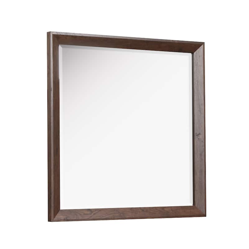 Magnussen Home Llewellyn Columbian Walnut Dresser with Portrait Mirror