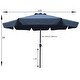 preview thumbnail 21 of 19, 10 ft Patio Umbrella Market Round Umbrella Outdoor Garden Umbrellas with Crank and Push Button Tilt