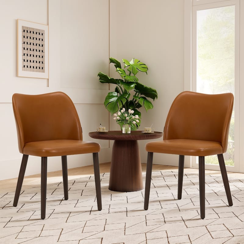 Modern Dining Chairs Upholstered Kitchen Chairs (set of 2)