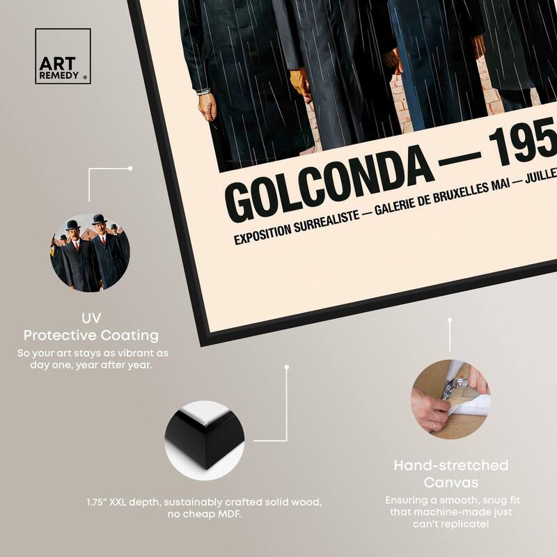 Falling Men of Golconda Canvas by Art Remedy