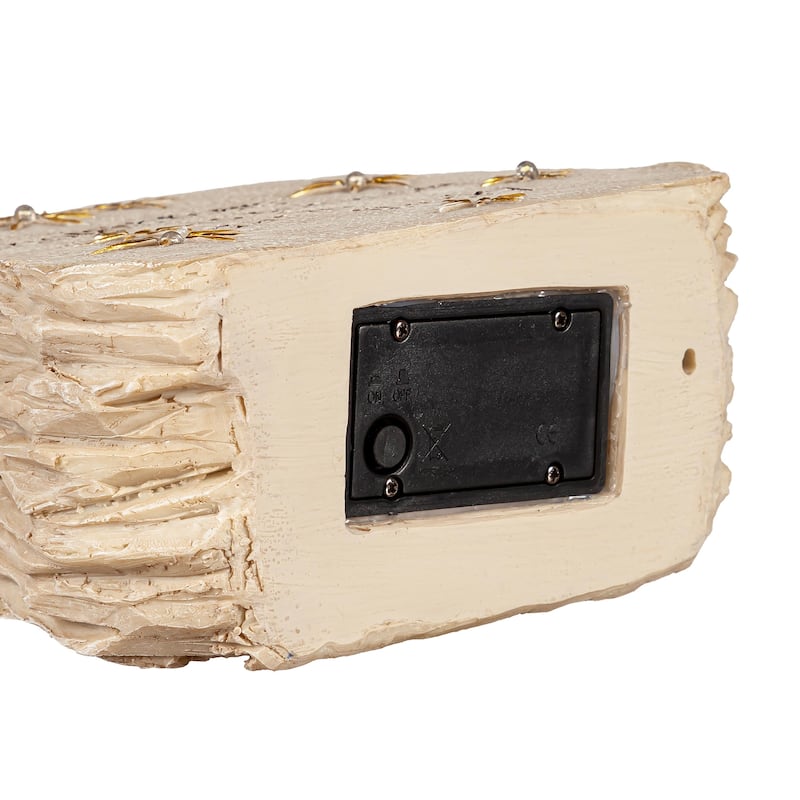 8 in. Solar Sentimental Memorial Resin Garden Statue, Stars