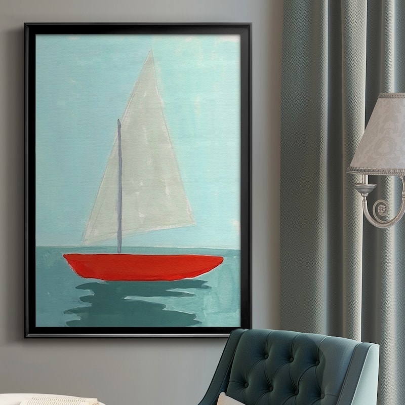 Small Sail II Premium Framed Print - Ready to Hang
