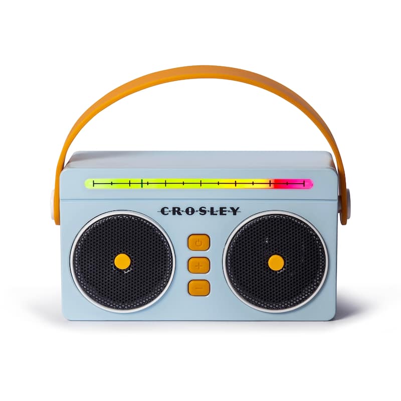 Crosley Mini Boombox Portable Bluetooth Speaker - Sky Blue