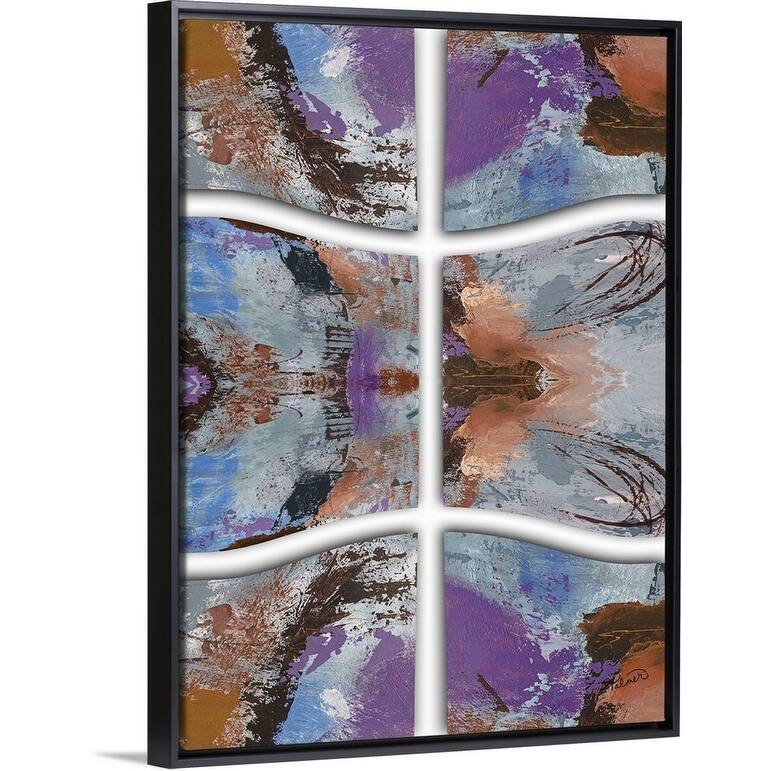 "Boxpinch" Black Float Frame Canvas Art