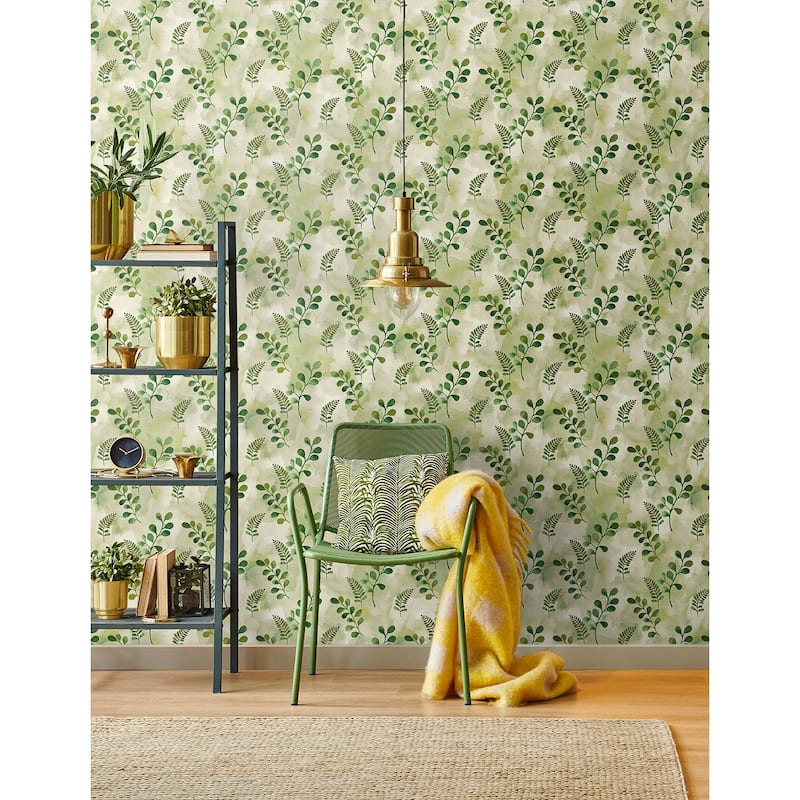 NextWall Woodland Walk Peel and Stick Wallpaper