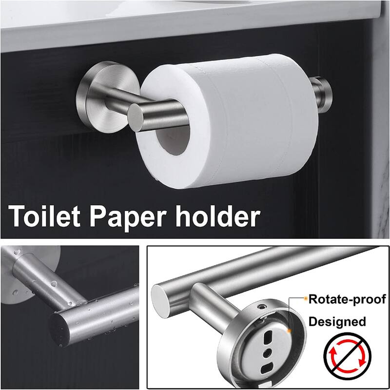 Interbath 3 Pieces Bathroom Hardware Accessories Set