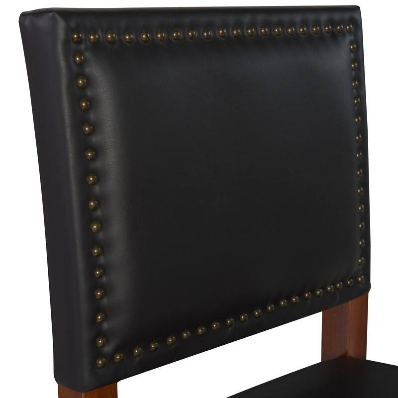 Linon Durlesti 30-inch Black Bar Stool
