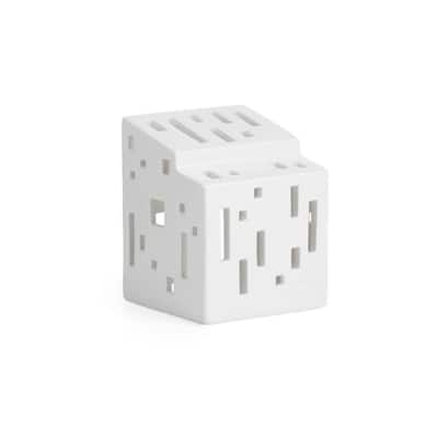 Kähler Urbania Lighthouse Functio, White - H: 3.5"
