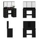 preview thumbnail 29 of 38, Luxurious LED Makeup Vanity with 9 Drawers Elegant Makeup Station