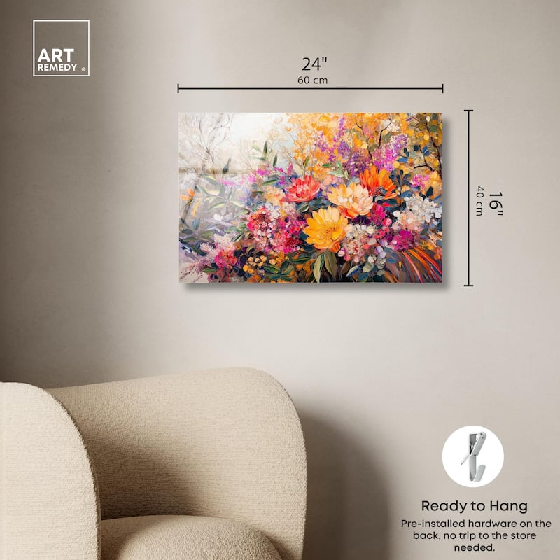 Amber Auras Acrylic by Art Remedy, Ready to Hang