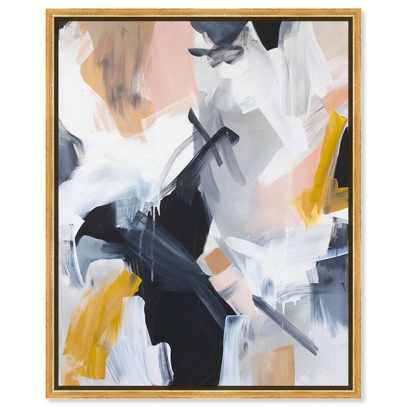 Rustic Noir Canvas by Art Remedy - 30" x 36" - Gold