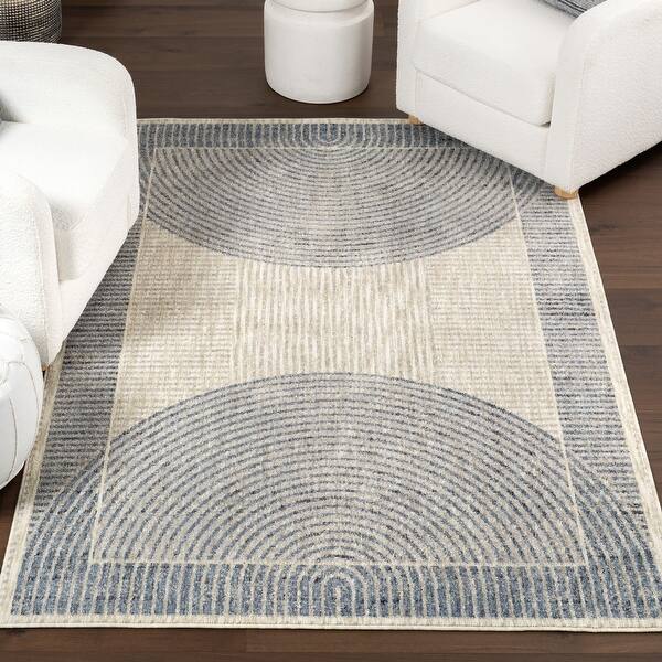 slide 2 of 17, Nuloom Allyson Modern Geometric Area Rug Blue - 2' 7" x 7' 10" - Runner