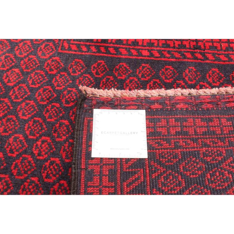 ECARPETGALLERY Hand-knotted Teimani Black Wool Rug - 2'11 x 4'9