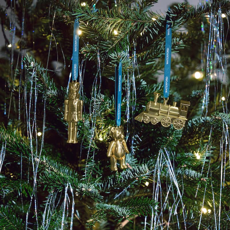 Waterford Steam Train Golden Ornament