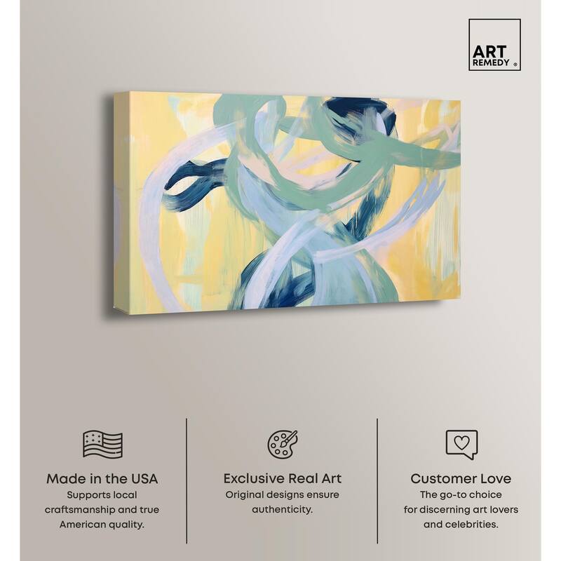 Entangled Embrace I Canvas by Art Remedy, Gallery Wrapped