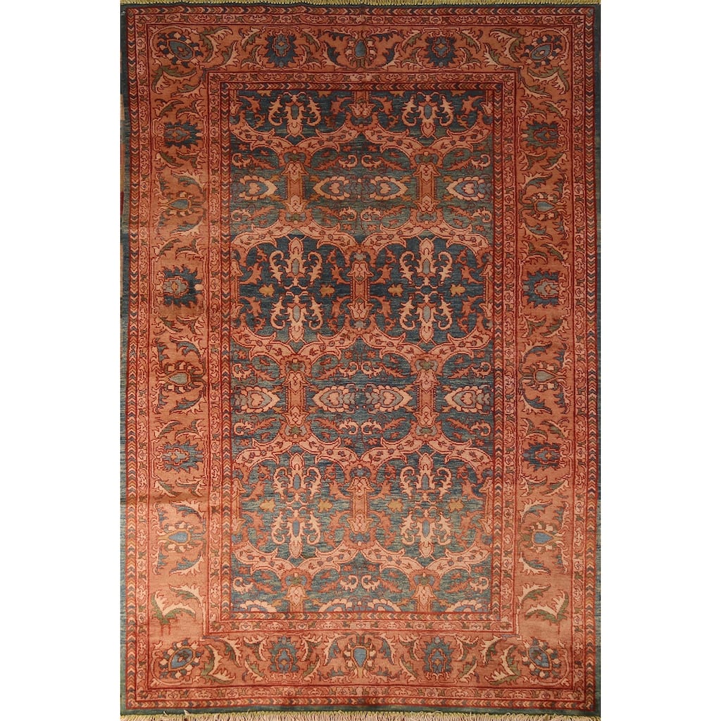 Kazak Oriental Area Rug Handmade Wool Carpet - 5'5"x 8'2"