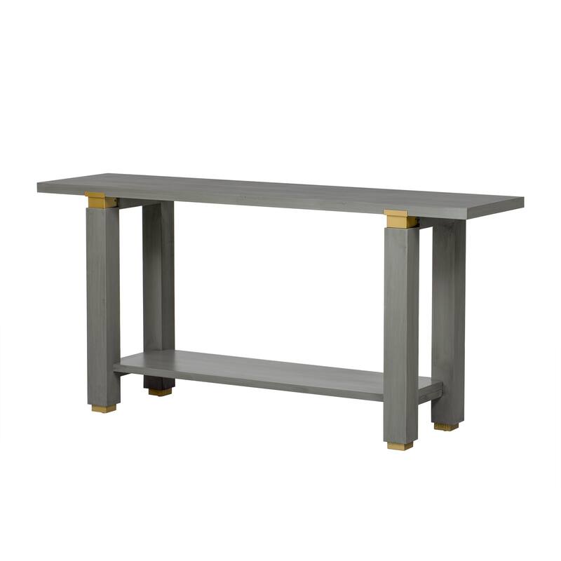 Console Table with buttom shelf