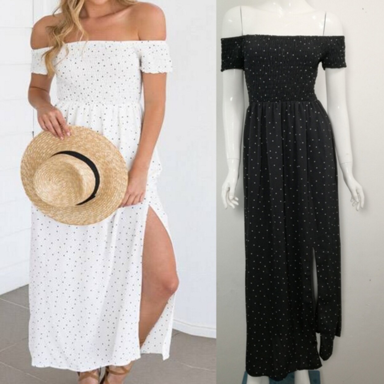side split summer dress