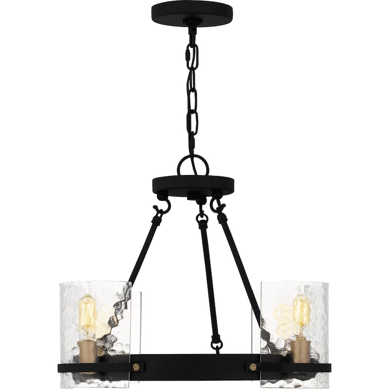 Gloucester 4-Light Matte Black Chandelier