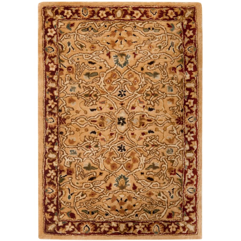 SAFAVIEH Handmade Persian Legend Lotte Traditional Oriental Wool Rug - 2' x 3' - Ivory/Rust